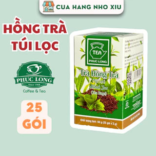 Hồng Trà Túi Lọc Phúc Long 25 gói x 2g - Trà Phúc Long Túi Lọc Hồng Trà