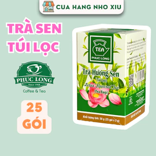 Trà Sen Túi Lọc Phúc Long 25 gói x 2g - Trà Phúc Long Túi Lọc Hương Sen