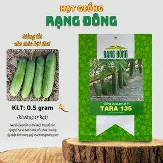 Hạt giống Dưa Leo Lai F1 Tara 135 (0,5g~15 hạt) trái sai, ngon,trồng quanh năm - Hạt giống Rạng Đông