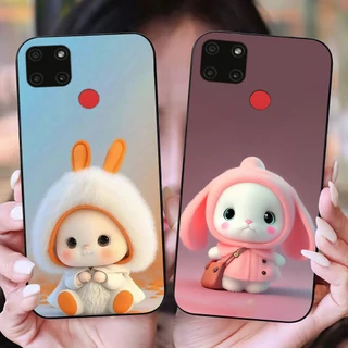 ốp lưng oppo realme c25 / realme c12 / realme c15 / c25s in hình thỏ cute xinh đẹp