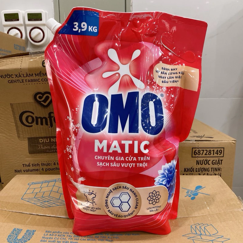 Nước Giặt OMO MATIC Dành Cho Máy Giặt Cửa Trên 3,9KG