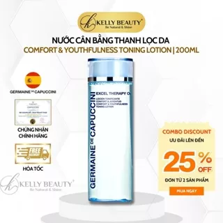 Nước Cân Bằng Thanh Lọc Da Germaine Excel Therapy O2 Comfort & Youthfulness Toning Lotion | Kelly Beauty