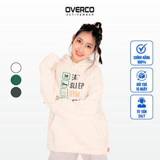 Áo Hoodie Daily Nam Nữ Chất Vải Nỉ Cotton Lót Bông Mũ 2 Lớp Form Rộng Thương Hiệu OVERCO - HD02