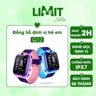 Đồng Hồ Thông Minh Định vị Trẻ Em Q12 lắp sim nghe gọi 2 chiều Chống nước - Hỗ Trợ Tiếng Việt