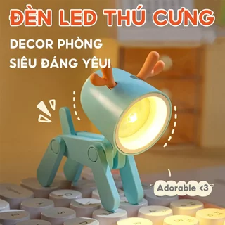 Đèn LED trang trí phòng, đèn LED để bàn hình thú cưng siêu đáng yêu