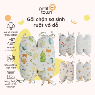 Gối chặn vỏ đỗ vải xô muslin Petit Town