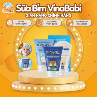 Kem bôi da tự nhiên KUTIESKIN chăm sóc làn da bé, Dưỡng Ẩm / Chàm Sữa / Mẩn Ngứa, Hăm. Tuýp 30G