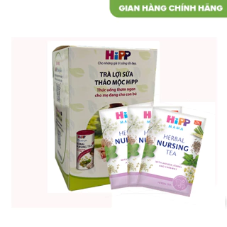 Trà cốm lợi sữa HiPP dành cho phụ nữ cho con bú dạng gói (5 gói /10 gói x 8g) - Nhập khẩu Thụy Sỹ