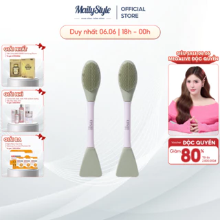 Q40_ Bàn chải rửa mặt 3 in 1 ILSO Dual Clean Brush