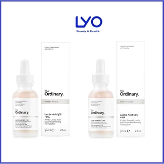 Serum tẩy da chết hoá học - Lactic Acid 5% + HA và Latic Acid 10% + HA  The Ordinary..