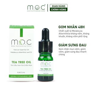 Tinh Dầu Tràm Trà Chấm Mụn Viêm M.O.C hiệu quả sau 48h