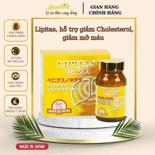 Lipitas, hỗ trợ giảm Cholesterol, giảm mỡ máu