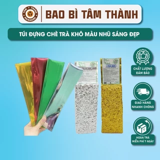 [COMBO 100 túi] Túi đựng chè trà khô nhiều màu nhũ sáng đẹp hút chân không đóng 100g 200g 500g bao bì Tâm Thành