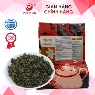 Trà Ô Long Nhài, Pha Trà Sữa Ô Long Nhài Thơm Ngon, Đậm Vị, Chuẩn Kiểu PL Gói 500g, Hiệu Việt Tuấn