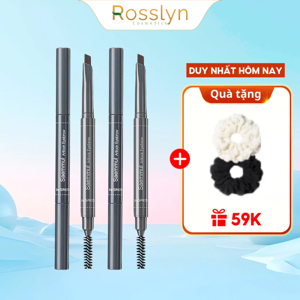 Chì Kẻ Mày Ngang 2 Đầu The SAEM Saemmul Artlook Eyebrow 0.2g Rosslyn