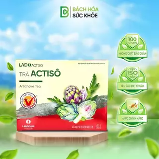 Trà túi lọc Atiso LADOPHAR actiso  thành phần thảo mộc giải độc gan thanh lọc cơ thể hộp 200g