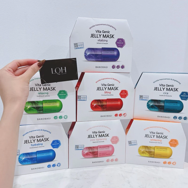 Mặt nạ Vita Genic Jelly Mask Banobagi mẫu mới nhất 2024 [Giá lẻ miếng]