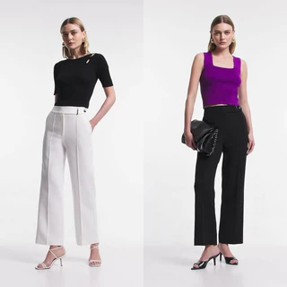 [Size 42/46] Quần tây culottes C0RT€LL€ xuất xịn