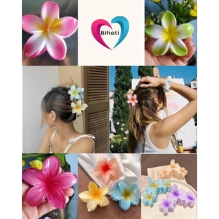 Kẹp Tóc Hoa sứ Kẹp tóc hoa Nhiều Màu Sắc Phong Cách Hawaii, kẹp hoa sứ