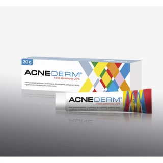 Kem giảm mụn và giảm thâm AcneDerm Azelaic Acid 20% 20g