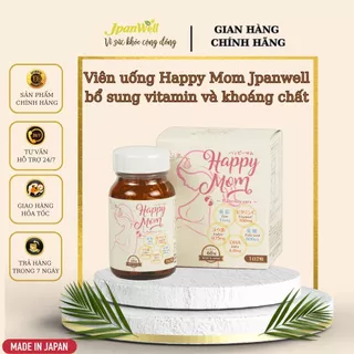 Viên uống Happy Mom Jpanwell bổ sung vitamin và khoáng chất (60 viên)