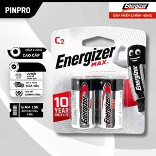 Pin Đại D ( LR20 , R20 ) Energizer E95 BP2 1,5V Vỉ 2 Viên - Hàng chính hãng