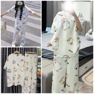 SET BỘ QUẦN ÁO IN HÌNH GÀ CON FORM RỘNG UNISEX