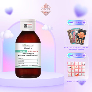 Toner Bielenda Dr Medica Anti-acne Dermatological Toning Liquid làm sạch sâu & dịu da, giảm mụn, kiềm dầu nhờn