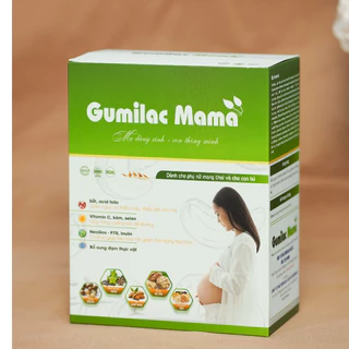 Sữa hạt Gumilac Mama 100% Đạm Thực Vật Dành Cho Mẹ Bầu - Mua 3 Hộp Giấy 400g TẶNG 1 hộp ( 20 GÓI )