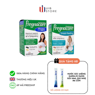 VITAMIN TỔNG HỢP CHO BÀ BẦU PREGNACARE MAX, ANH (84 VIÊN) BỔ SUNG VITAMIN  CHO BÀ BẦU, MẸ SAU SINH