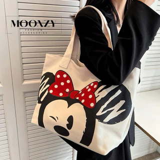 Túi xách vải canvas MICKEY CAO CẤP MOONZY