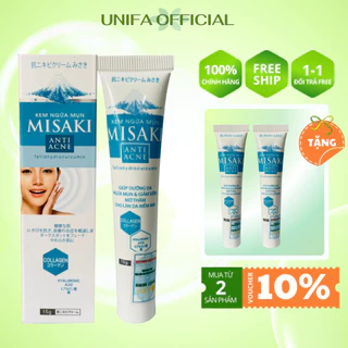 Kem mụn MISAKI collagen giảm mụn, ngừa thâm, mờ sẹo  - Phù hợp mọi loại da - 15g - Uy Phát Pharma