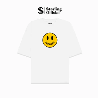 Áo thun Sterling Localbrand Unisex SMILE FACE Tay Ngắn Chất Cotton TSST078