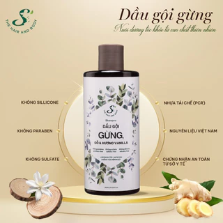 DẦU GỘI GỪNG, GỖ VÀ HƯƠNG VANILLA