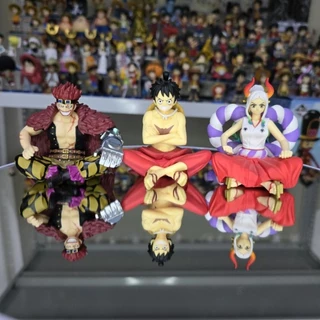[Chính Hãng] Mô Hình One Piece Luffy Eustass Yamato Sitting Posture Gashapon - Bandai - Yamato Ngồi - Luffy Ngồi