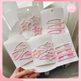 Set Kẹp Tóc, Kẹp Tóc Mái Hàn Quốc Màu Pastel Nhẹ, Kẹp Càng Cua Mini Dành Cho Nữ