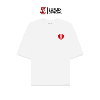 Áo thun SUPLEX Localbrand Unisex HEART Tay Ngắn Chất Cotton TSSL006