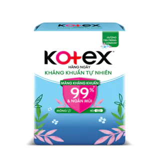 [CHE TÊN] Băng vệ sinh Kotex kháng khuẩn hàng ngày gói 8 miếng