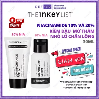 Serum giảm mụn kiềm dầu mờ thâm The Inkey List Niacinamide SuperSolutions Ref102