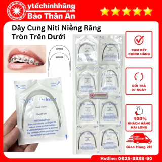 Dây Cung Niti Niềng Răng, Tròn Vuông Hàm Trên Hàm Dưới Các Kích Cỡ