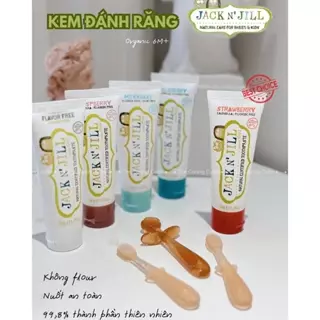 Kem đánh răng Organic nuốt được Jack N' Jill - The Caring Cube