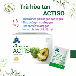 TRÀ HÒA TAN ACTISO - Hỗ trợ thanh nhiệt, giải độc gan, bảo vệ gan - Hộp 20 gói x 3g