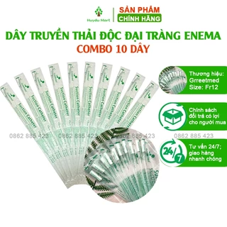 Dây truyền thải độc đại tràng cà phê (Combo 10 dây) dụng cụ thải độc đại tràng, thụt tháo đại tràng