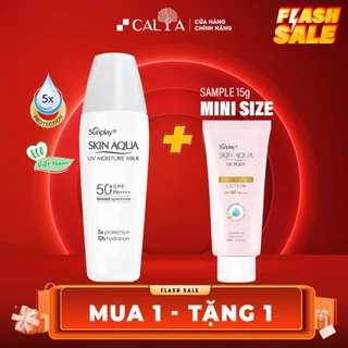 Kem Chống Nắng Sunplay Dưỡng Ẩm, Bảo Vệ Da - Sunplay Skin Aqua Mineral Defense Moisture Milk SPF35 PA+++ 30g