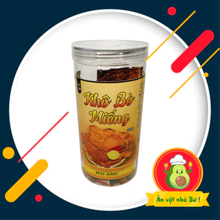 Khô Bò Miếng 300 Gram, Thịt Bò Tươi Không Chất Bảo Quản - Ăn Vặt Nhà Bơ!