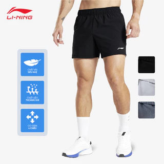 Quần Thể Thao 5 inch Li-Ning Thoáng Khí, Siêu Nhẹ cho Tập Gym, Chạy Bộ Short Co Giãn Dễ Vận Động