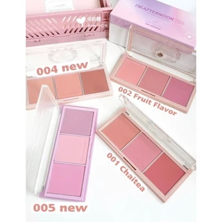 Bảng Phấn Má 3 Màu I'm Meme I'm Afternoon Tea Blusher Palette MKL88