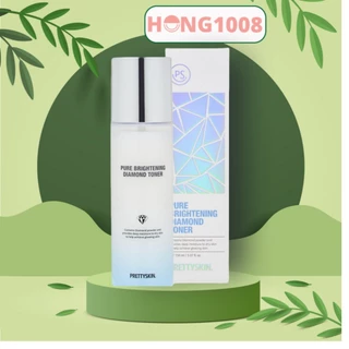 Nước Hoa Hồng PrettySkin Pure Brightening Diamond Toner Pretty Skin 150ml giúp dưỡng trắng Hong1008