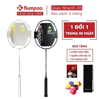 Vợt cầu lông KUMPOO K520 PRO chính hãng, vợt cầu lông căng sẵn 10,5kg tặng kèm bao đựng và quấn cán - học sinh