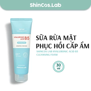 Sữa rửa mặt thuần chay Shincos Lab HA B5 sạch sâu không gây khô ráp cho da 30ml